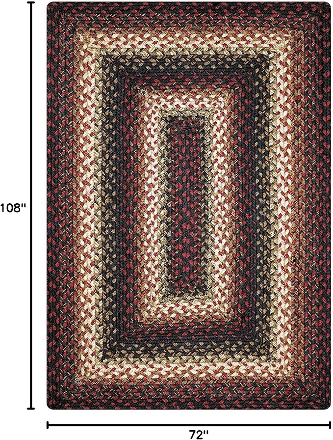 Homespice Prescott Jute Braided Rugs 6x9' - Image 2