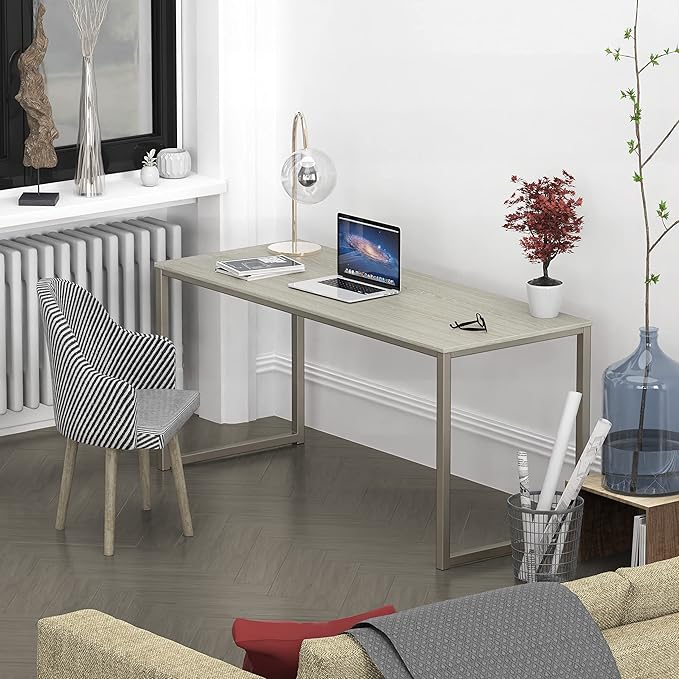 SHW Mission 55-Inch Home Office Computer Desk - Image 2