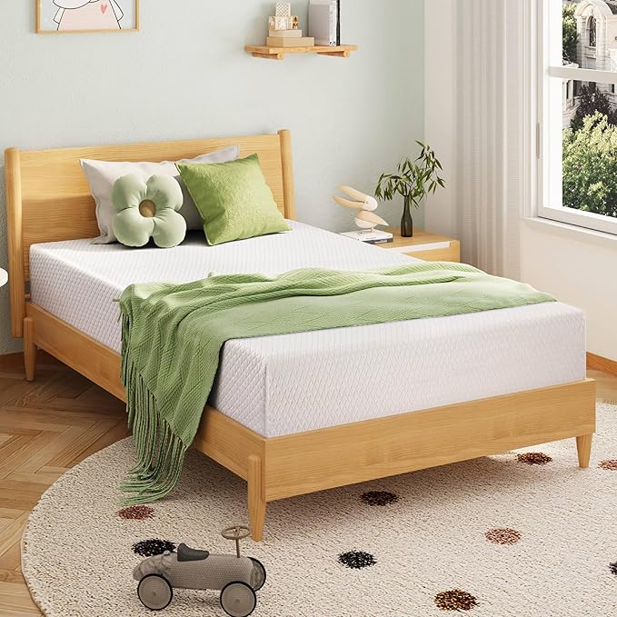6 Inch Full Size Mattress for Kids, Memory Foam Mattress by EGOHOME