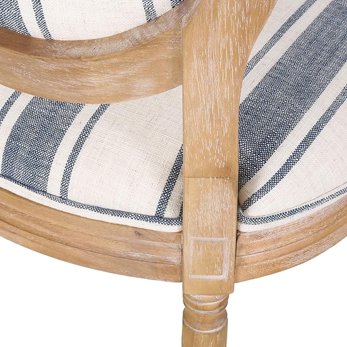Christopher Knight Home Phinnaeus Dining Chair Set, Rubberwood, Dark Blue Line - Image 13