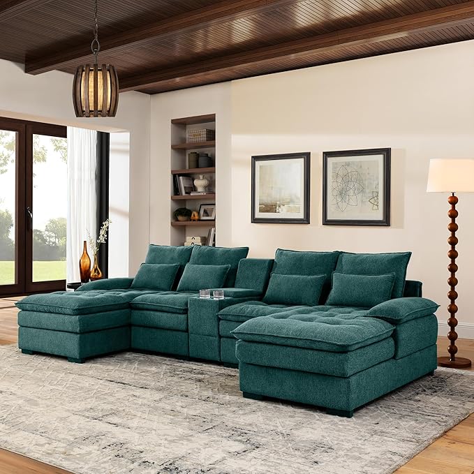 130" U-Shaped Sectional Sofa by FAVSH