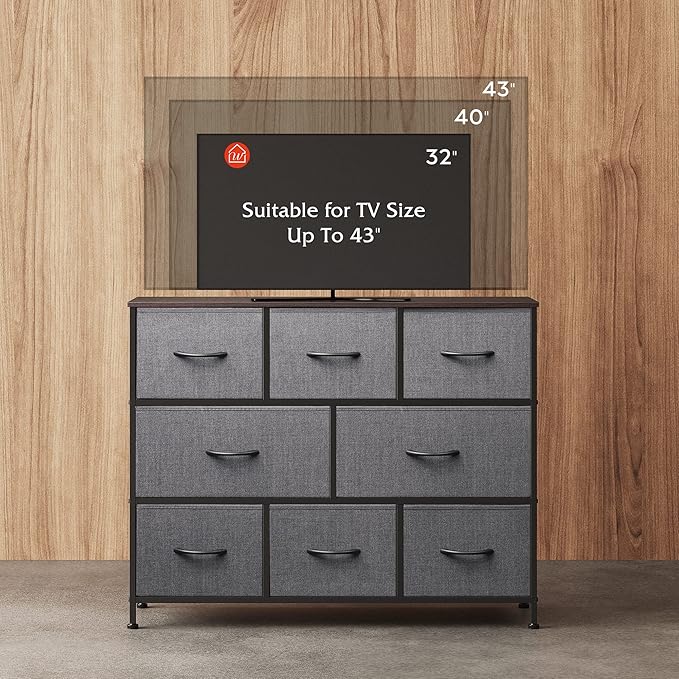 WLIVE 8 Drawer Dresser for Bedroom, Fabric Dresser - Image 8