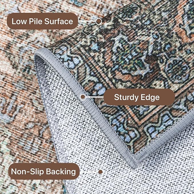 10X14 Area Rugs Machine Washable Rugs - Image 5