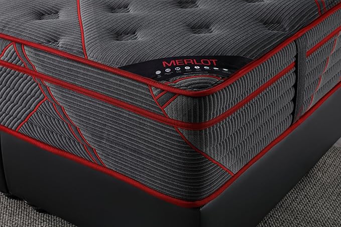 Ottomanson Queen 13" Luxury Black Eurotop Mattress - Image 5