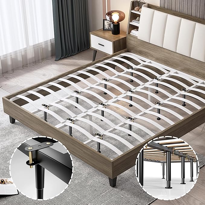 Metal Bed Frame Support Legs, 7-12.6 Inch Adjustable Height Bed Support Legs - Image 5