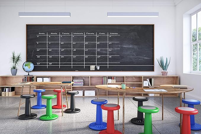 ActiveChairs Kids Wobble Stool, Flexible Elementary Classroom Seating, Improves - Image 8
