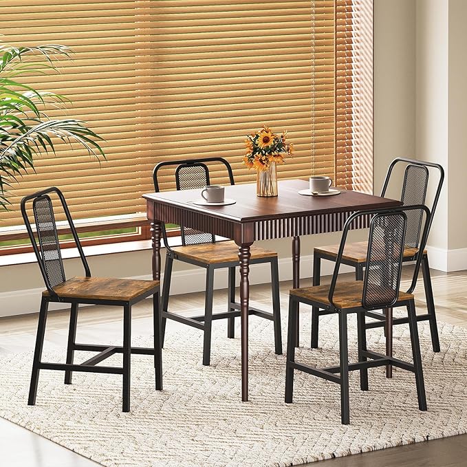 Dining Chairs Set of 2, Wooden Kitchen Chairs, Farmhouse Dining Chairs - Image 8