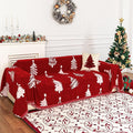 MYSKY HOME 71X134 inches Sofa Christmas Couch Cover, Sectional Sofa Covers Sofa by MYSKYHOME