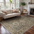 GENIMO 9x12 Area Rugs for Living Room, Machine Washable Low Pile Rugs, Non Slip by GENIMO