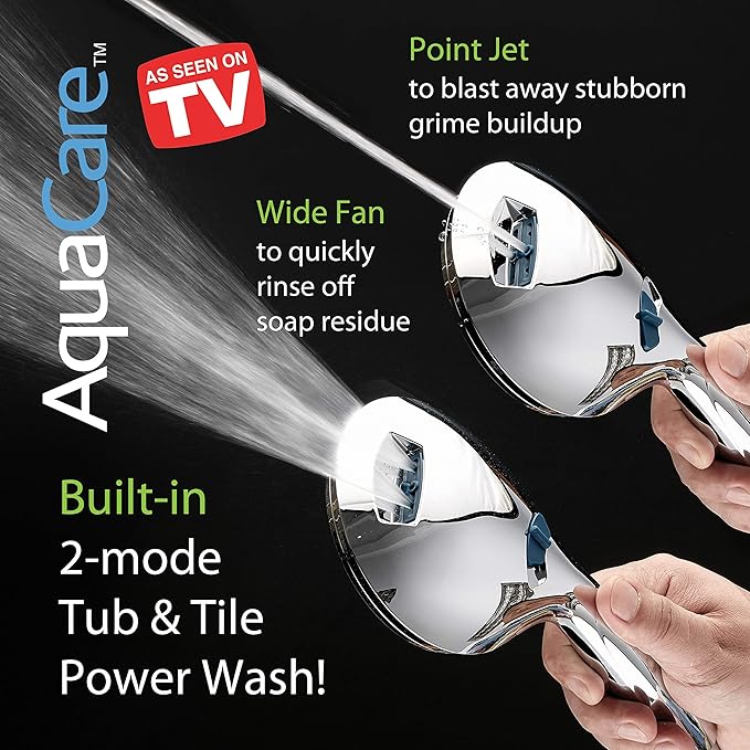 AquaCare High Pressure 8-mode Handheld Shower Head - Image 7