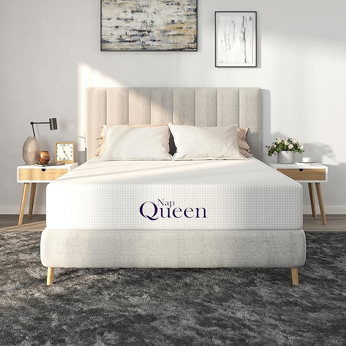 NapQueen Full Mattress, 14 Inch Charcoal Memory Foam Mattress, Full Bed by NapQueen