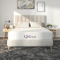 NapQueen 8 Inch Full Size Mattress, Bamboo Charcoal Memory Foam Mattress by NapQueen