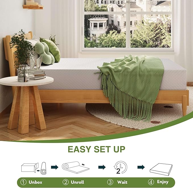 5 Inch Full Size Mattress for Kids, Memory Foam Mattress - Image 7
