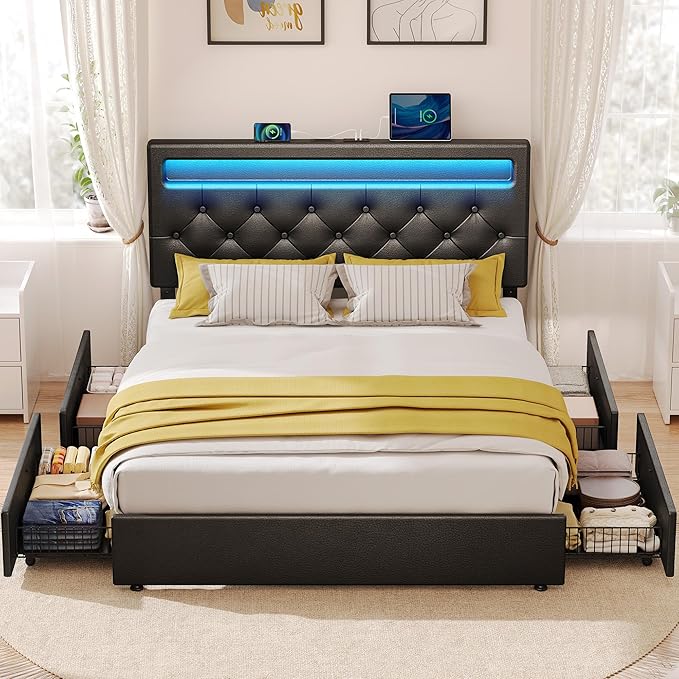 Rolanstar Full Size Bed Frame - Image 2