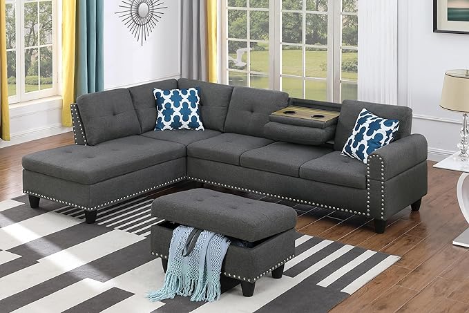 Halibur Sectional Sofa or Couch by DevionFurniture