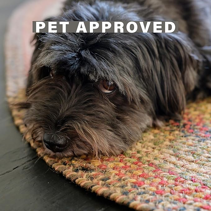 Kingston Oval Braided Rugs 20x30 – A Jute Braided Multi Colored Rug to Use in - Image 3