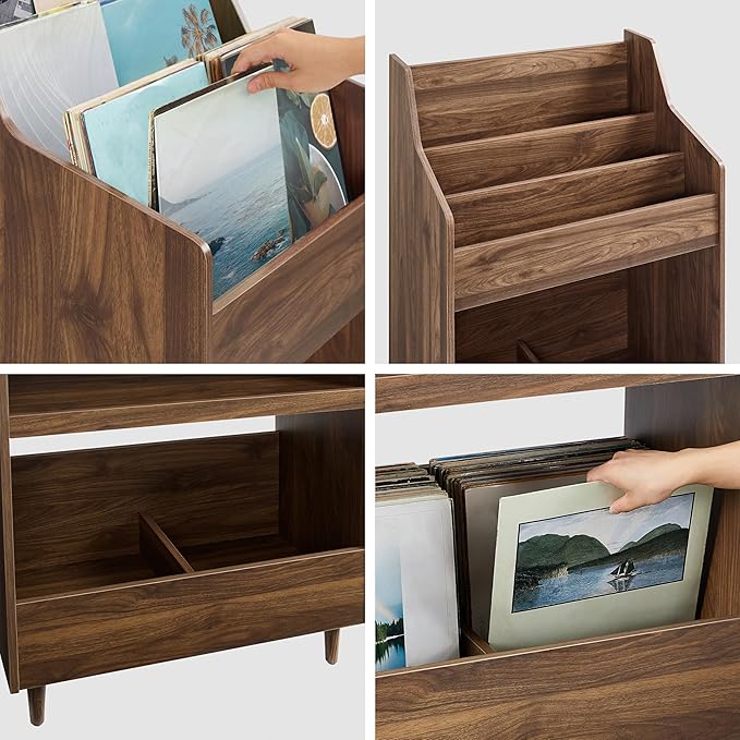Crosley Furniture Liam 3-Piece Turntable Record Player Stand And Vinyl Storage - Image 10