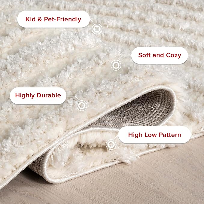 nuLOOM Gloria Abstract Shag Accent Rug - Image 4