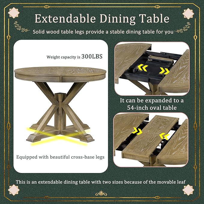 Need 42 Inch Round Dining Table Extendable to 54 Inch - Image 3