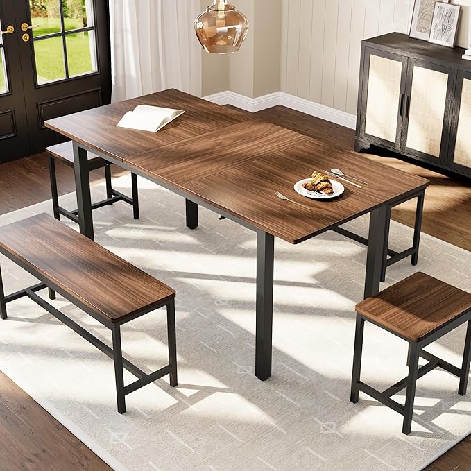 Garvee 5 PCs Extendable Dining Table Set by Garvee