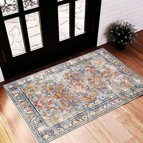 2'x3' Washable Area Rug Door Mat Vintage Doormat Indoor Entrance Traditional by CHAMPLANT