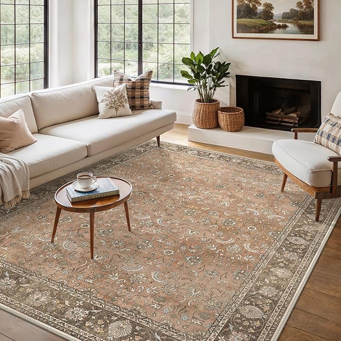 10X12 Area Rugs Machine Washable Rugs by BESBLEE