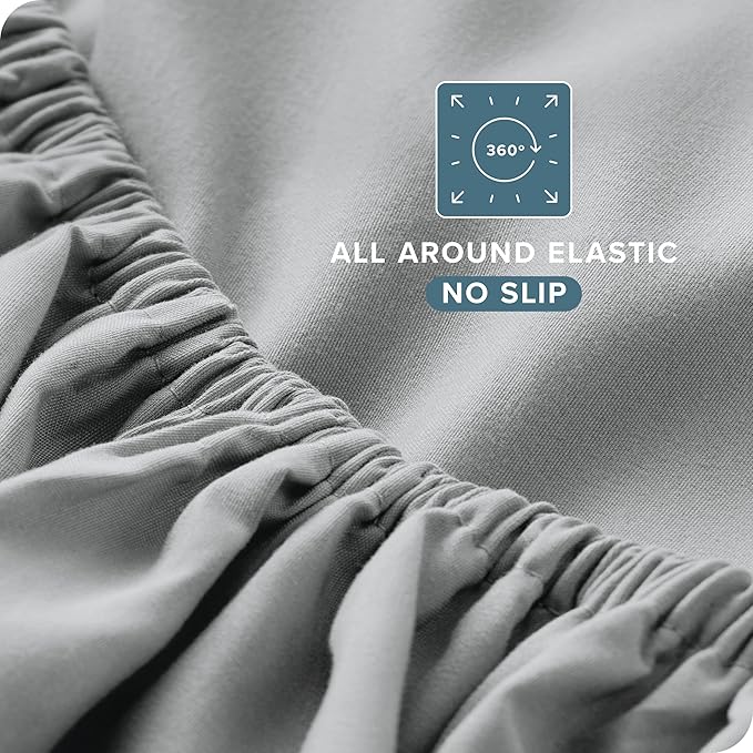 Bare Home Full Extra Long Sheet Set - Image 6