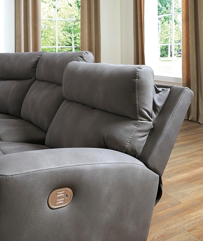 Signature Design by Ashley Next-Gen DuraPella Contemporary Faux Leather Modular - Image 17
