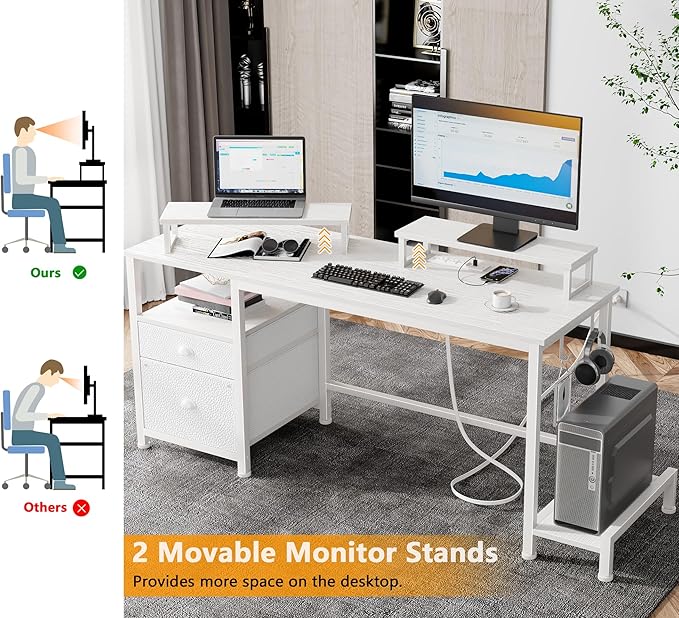 Furologee 47" Computer Desk - Image 4