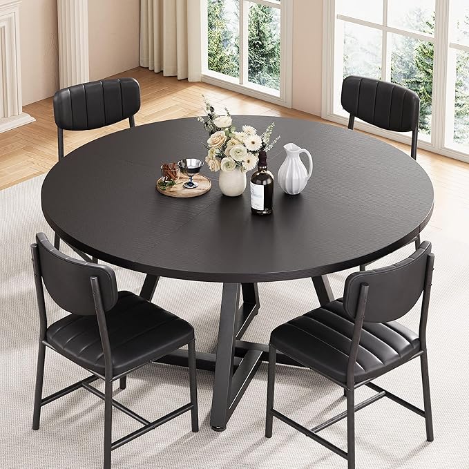 51“ Round Kitchen Dining Room Table - Image 6