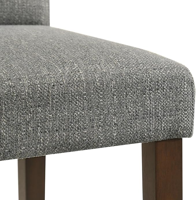 CHITA Counter Height Bar Stools Set of 2, Fabric in Fog Grey - Image 9