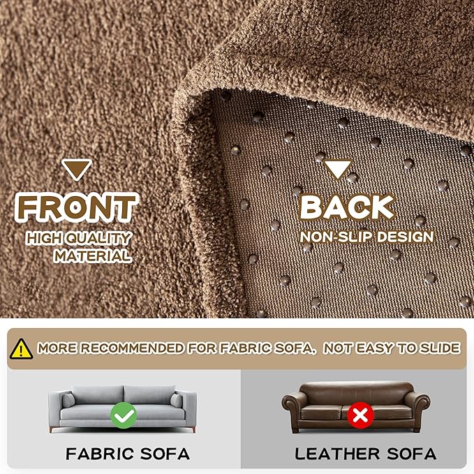 MYSKY HOME Sectional Couch Covers, Couch Cover - Image 4