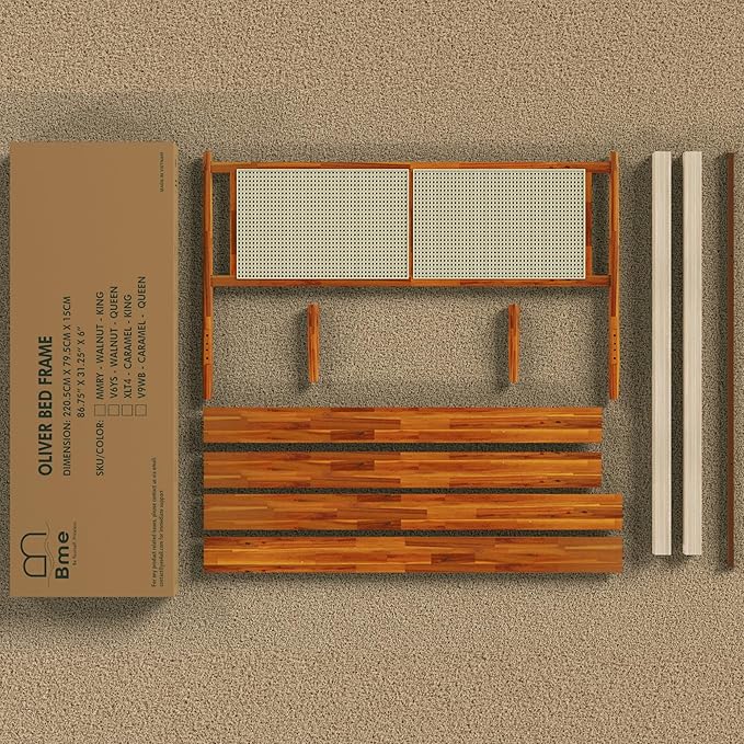 Bme Oliver King Bed Frame and Headboard - Image 8