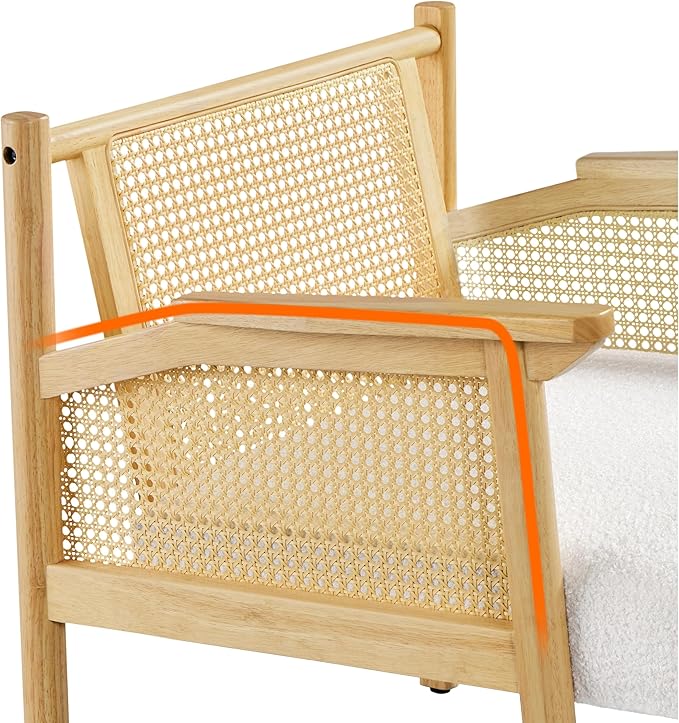 Yaheetech Accent Boucle Vanity Chair - Image 9