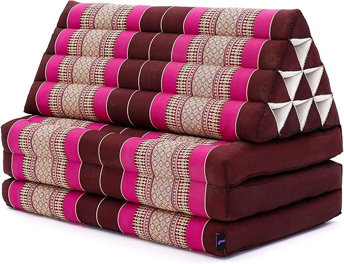 Leewadee 3-Fold Mat XXL with Triangle Cushion – Firm TV Pillow, Foldable - Image 10