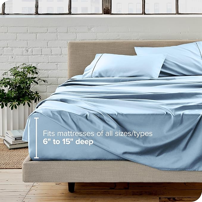 Bare Home Split Head Flex King Sheet Set - Image 6