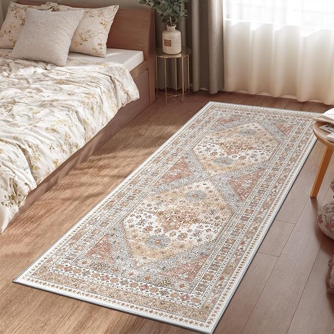 zesthome 2x6 Runner Rug for Hallways, Machine Washable Rug, Non Slip Vintage - Image 7