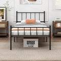 Twin Bed Frame-Classic Metal Platform Bed Frame, Mattress Foundation by DIIYIV