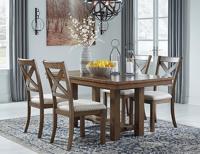 Signature Design by Ashley Moriville Farmhouse 36” x 30” Dining Extension Table - Image 15