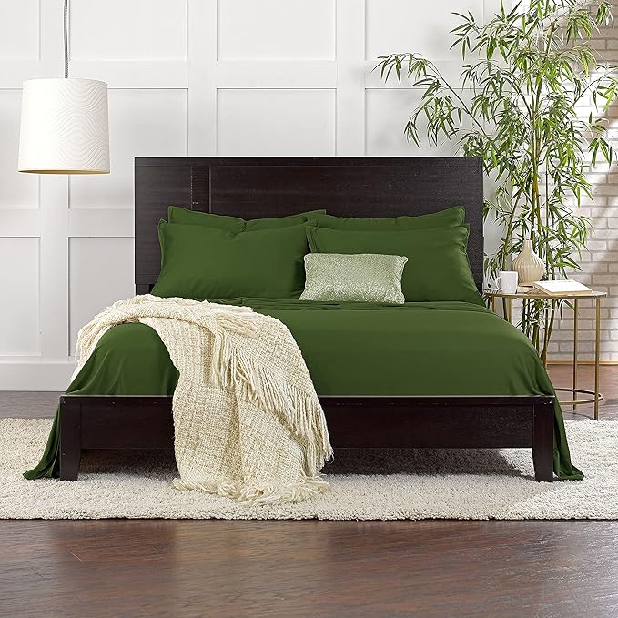Split King Sheets by Pure Bamboo, Genuine 100% Organic Viscose Derived from - Image 5