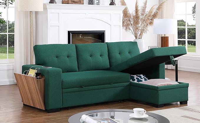 Devion Furniture Garisa 4-in-1 Convertible L Shaped Couch - Image 3