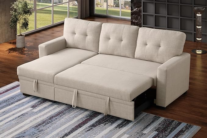 Devion Furniture Philly 4-in-1 Convertible L Shaped Couch - Image 8