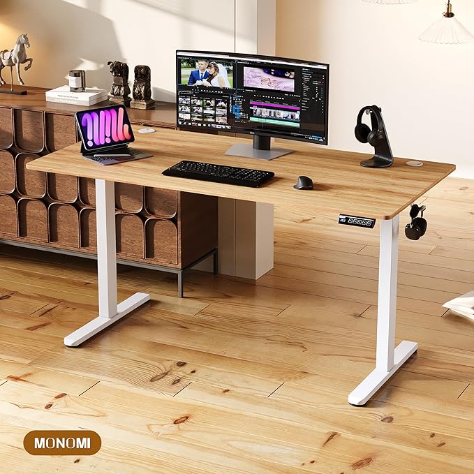 Monomi Electric Standing Desk, 47.2 inches Height Adjustable Desk, Ergonomic - Image 7