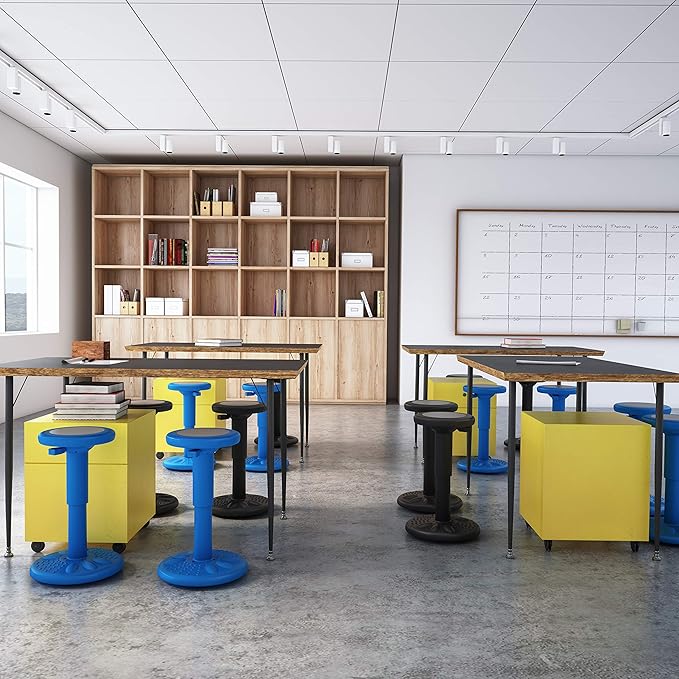 ActiveChairs Adjustable Wobble Stool, Flexible Classroom Seating, Improves Focus - Image 2
