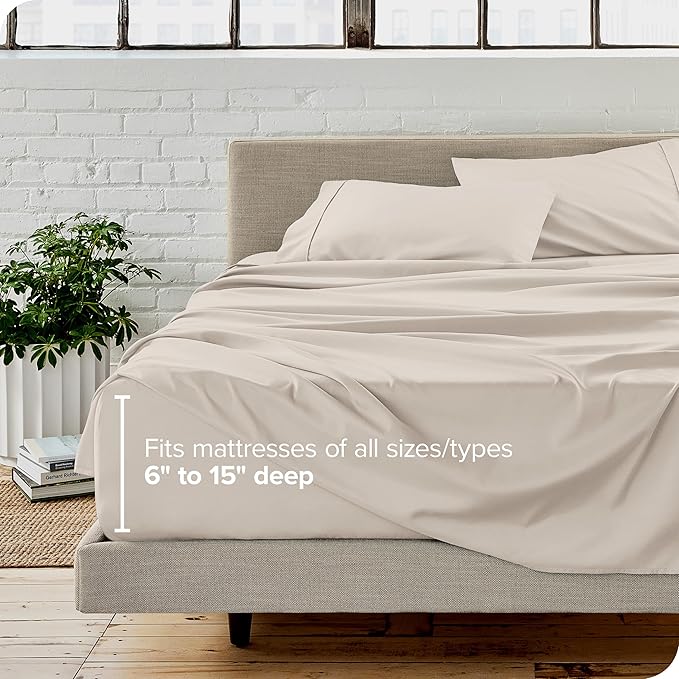Bare Home Full XL Sheet Set - Image 5
