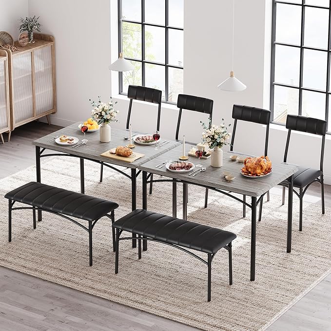 Garvee Dining Table Set for 4, Kitchen Table - Image 3