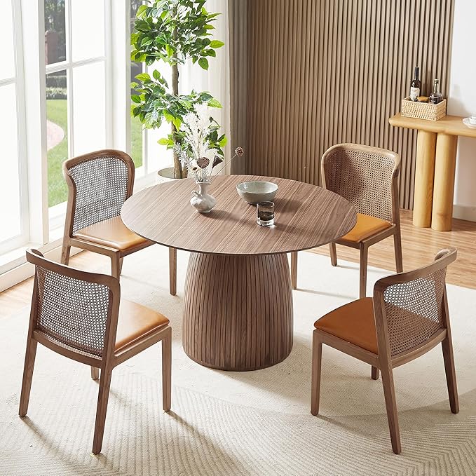 Wooden Kitchen Round Dining Table - Image 2