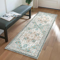 GENIMO 2x10 Runner Rugs for Hallway, Machine Washable Non Slip Vintage Rugs by GENIMO