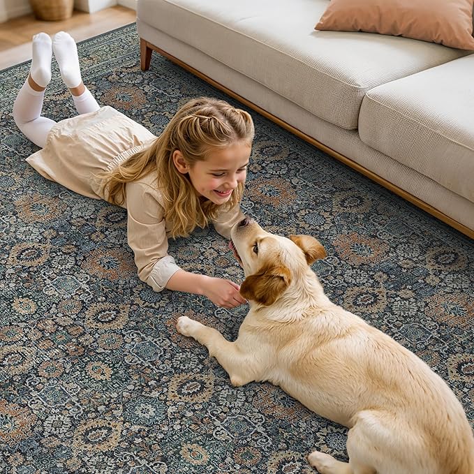 10X14 Area Rugs Machine Washable Rugs - Image 4