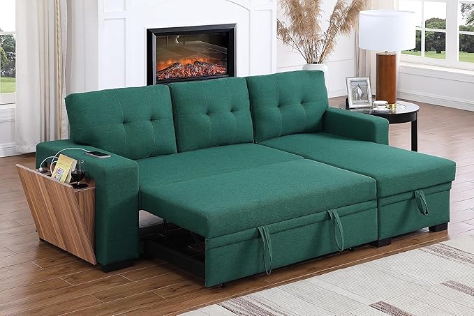 Devion Furniture Garisa 4-in-1 Convertible L Shaped Couch - Image 6